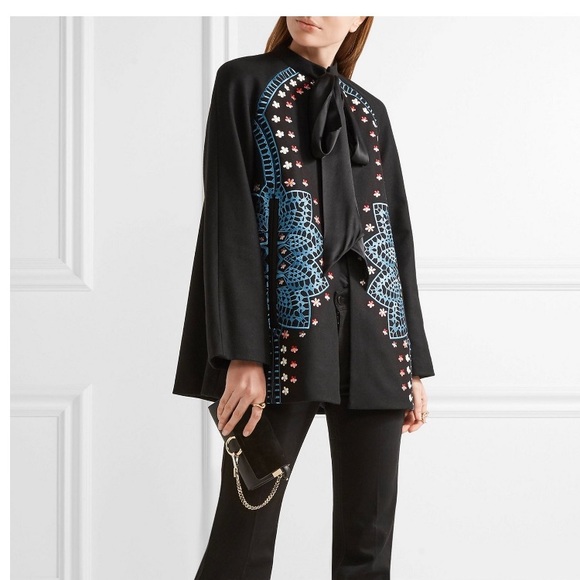 Temperley London Jackets & Blazers - Temperley Juniper Cashmere Embroidered Jacket